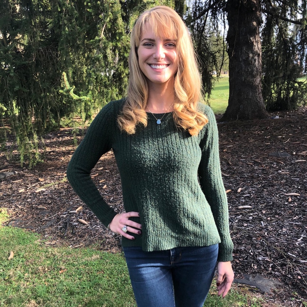 Old Navy Forest Green Sweater